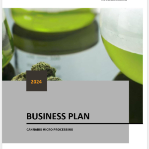 Cannabis micro Processing Business Plan Template