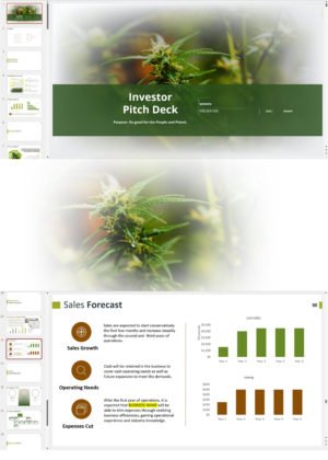 Cannabis Hemp Cultivation Pitch Deck Template