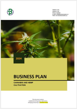 Cannabis Hemp Cultivation Business Plan Template