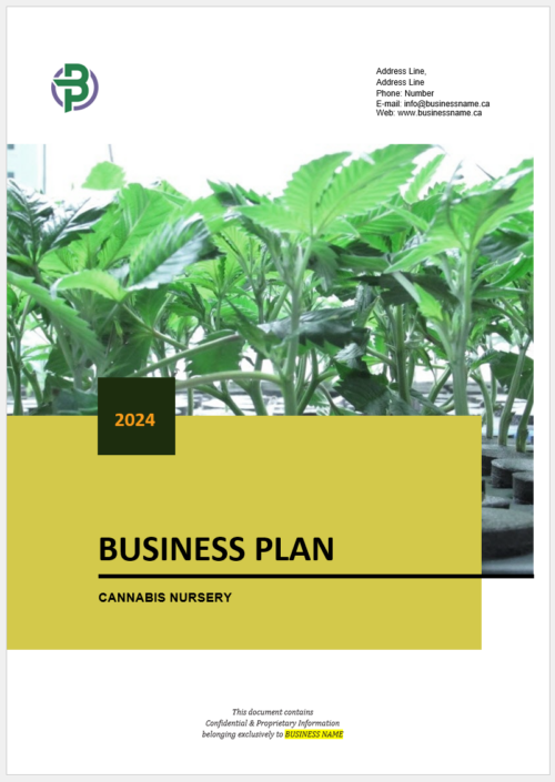 cannabis clones seeds nursery business plan